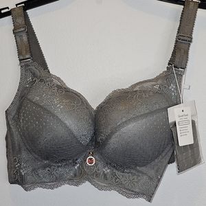 NWT Fall Sweet gray bra Size 36B